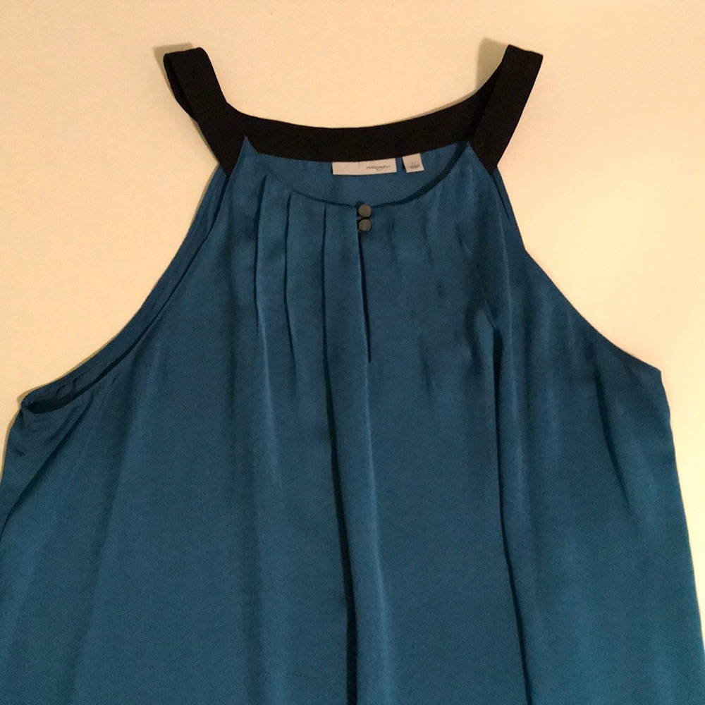 Beautiful dark teal blouse by Halogen | Large